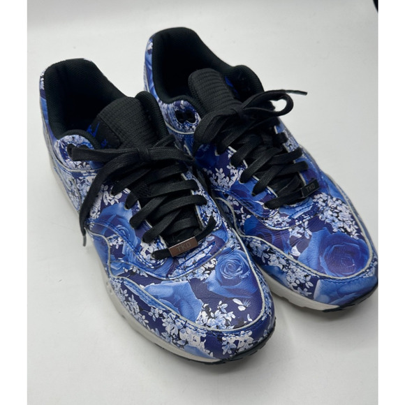WOMENS NIKE AIR MAX 1 ULTRA LOTC QS "TOKYO CITY COLLECTION" SZ US 6 Floral Blue - Picture 1 of 7